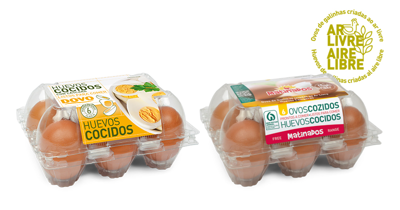 huevos cocidos pelados