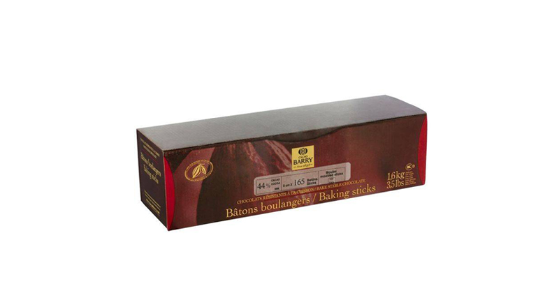 Barritas de chocolate negro 44%