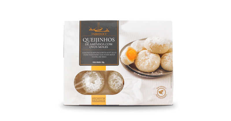 queijinhos de amêndoa com ovos moles fabridoce derovo