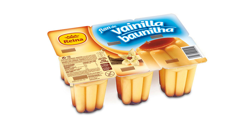 flan de baunilha reina derovo