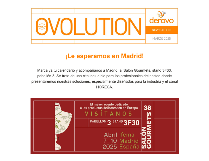 newsletter derovo